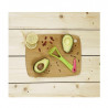 Прибор за авокадо 4в1 Fackelmann 42070, 22.7 см, Сгъваем нож, Зелен