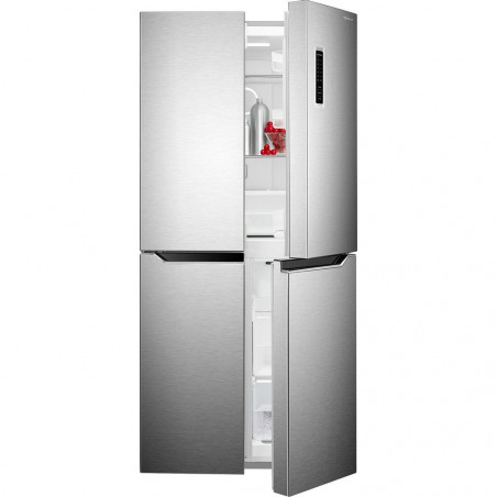 Хладилник с фризер Tesla RM3400FHXE, 362 Л, Енергиен клас E, Total No Frost, Multi, DynaCool Air Flow, Инокс