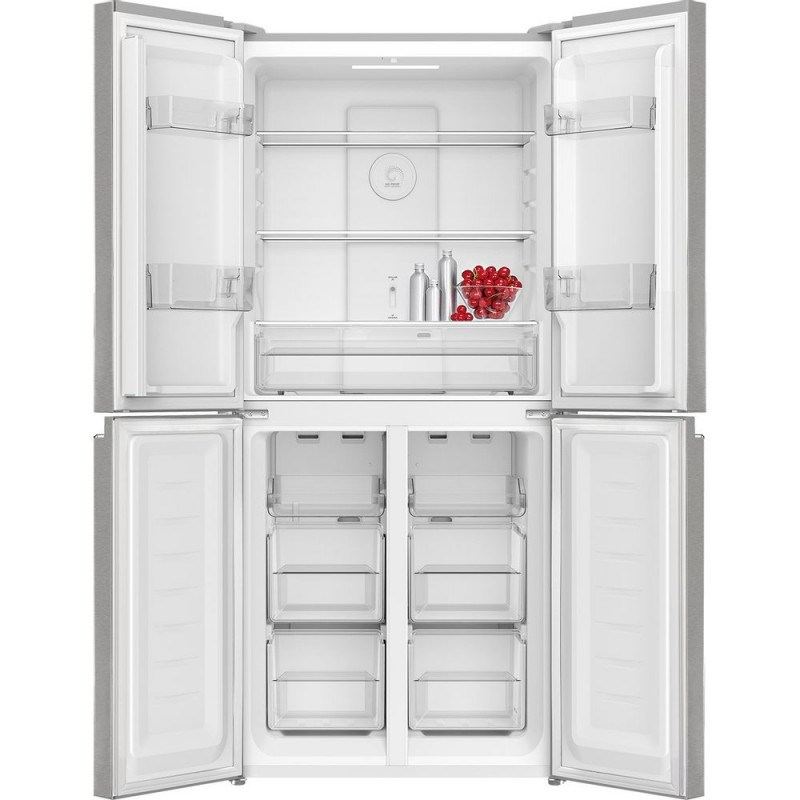 Хладилник с фризер Tesla RM3400FHXE, 362 Л, Енергиен клас E, Total No Frost, Multi, DynaCool Air Flow, Инокс