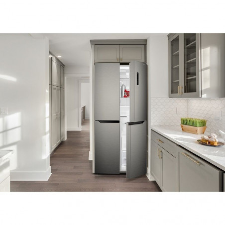 Хладилник с фризер Tesla RM3400FHXE, 362 Л, Енергиен клас E, Total No Frost, Multi, DynaCool Air Flow, Инокс