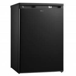 Хладилник с една врата Tesla RS1100MB, Клас F, 113 Л, LED осветление, Реверсивна врата, Черен