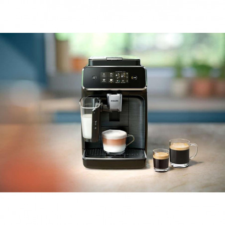 Кафеавтомат Philips EP2334/10, 1500W, Напълно автоматичнам 1.8L, 15 bar, LatteGO, AquaClean, 12 степени на смилане, Черен/инокс