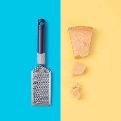 Ръчно ренде Tasty Rocky Structure 678322, 25х5.7 см, Неръждаема стомана, Екологично, Ергономична дръжка, Син