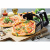Пица XXL аксесоар за фритюрник Philips HD9953/00, До 26 см пица за 8 мин, Стомана, Черен