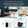 Фритюрник с горещ въздух Cosori Premium Air Fryer CP158-AF, 1700W, 5.5 л, 11 програми, Таймер, Бял