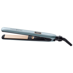 Преса за коса Remington S9300 Shine Therapy Pro, 230C, Керамични плочи, Йонизация, Дигитален дисплей, Син/розов