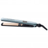 Преса за коса Remington S9300 Shine Therapy Pro, 230C, Керамични плочи, Йонизация, Дигитален дисплей, Син/розов