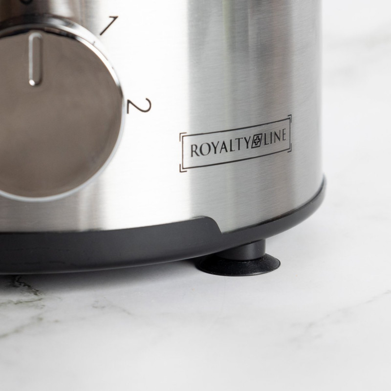 Сокоизстисквачка Royalty Line PJ-76111, 600W, 3 скорости+Pulse, 0.600 мл, Система против капене, Инокс