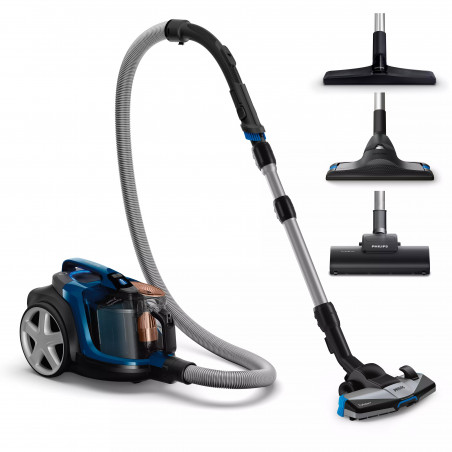 Прахосмукачка без торба Philips PowerPro Expert Series 7000 FC9745/09, 900W, 2 л, 75 dB, PowerCyclone 8, TriActive+, Син