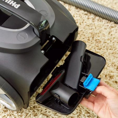 Прахосмукачка без торба Philips PowerPro Expert Series 7000 FC9745/09, 900W, 2 л, 75 dB, PowerCyclone 8, TriActive+, Син