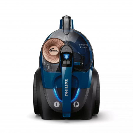 Прахосмукачка без торба Philips PowerPro Expert Series 7000 FC9745/09, 900W, 2 л, 75 dB, PowerCyclone 8, TriActive+, Син