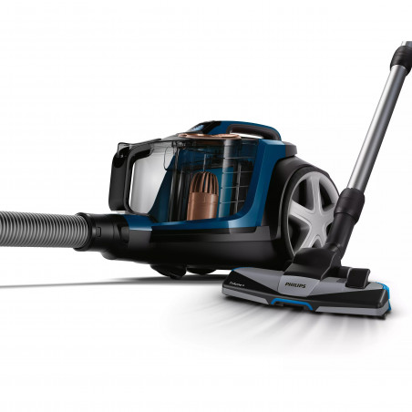 Прахосмукачка без торба Philips PowerPro Expert Series 7000 FC9745/09, 900W, 2 л, 75 dB, PowerCyclone 8, TriActive+, Син