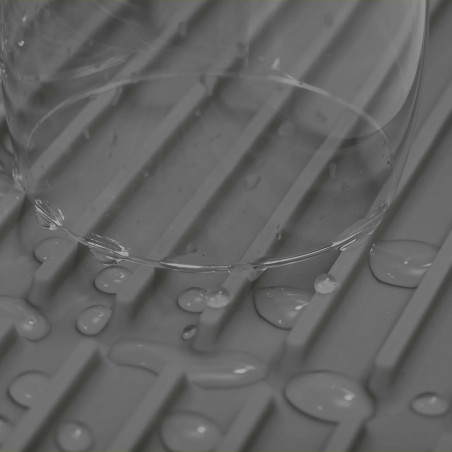 Сушилник-подложка за съдове Joseph Joseph Flume Large 85089, 43.5х31.5, Гума, Сив