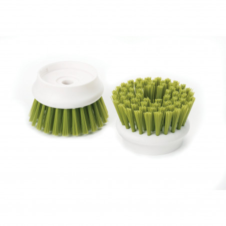 Резервни четки 2 бр Joseph Joseph 85038, Съвместими със Palm Scrub 85004, Бял/Зелен