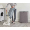 Кош за пране Joseph Joseph Tota 50003, 90 l, Дръжки за пренасяне, 2 разделения, Сив