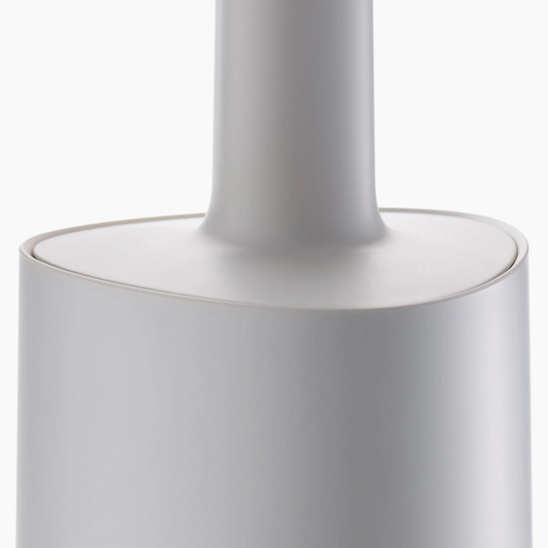 Четка за тоалетна Joseph Joseph Flex 70573, Силиконова сменяема глава, Екрю