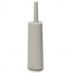 Четка за тоалетна Joseph Joseph Flex 70573, Силиконова сменяема глава, Екрю