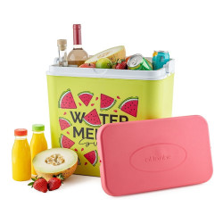 Хладилна кутия ATLANTIC Watermelon, 24 литра, Пасивна, Охлаждане, Без BPA, Многоцветен