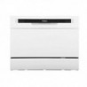 Съдомиялна машина Hansa ZWM536WH, 6 комплекта, 6 програми, Отложен старт, Индикатор за липса на сол, Бял