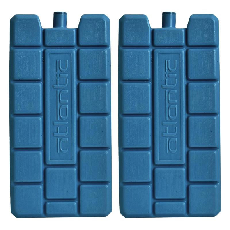 Комплект хладилни кутии + Охладители ATLANTIC, 30+10 литра, Пасивни, Охлаждане, 2 Охладители 400 мл, Без BPA, Син