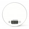 Кухненска везна Esperanza EKS003KW, ТАРА, LCD дисплей, 5 кг, Бял