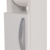 Шкаф за баня с поставка за тоалетна хартия Kalune Design 854KLN4302, 65х15 см, Меламиново покритие, Бял