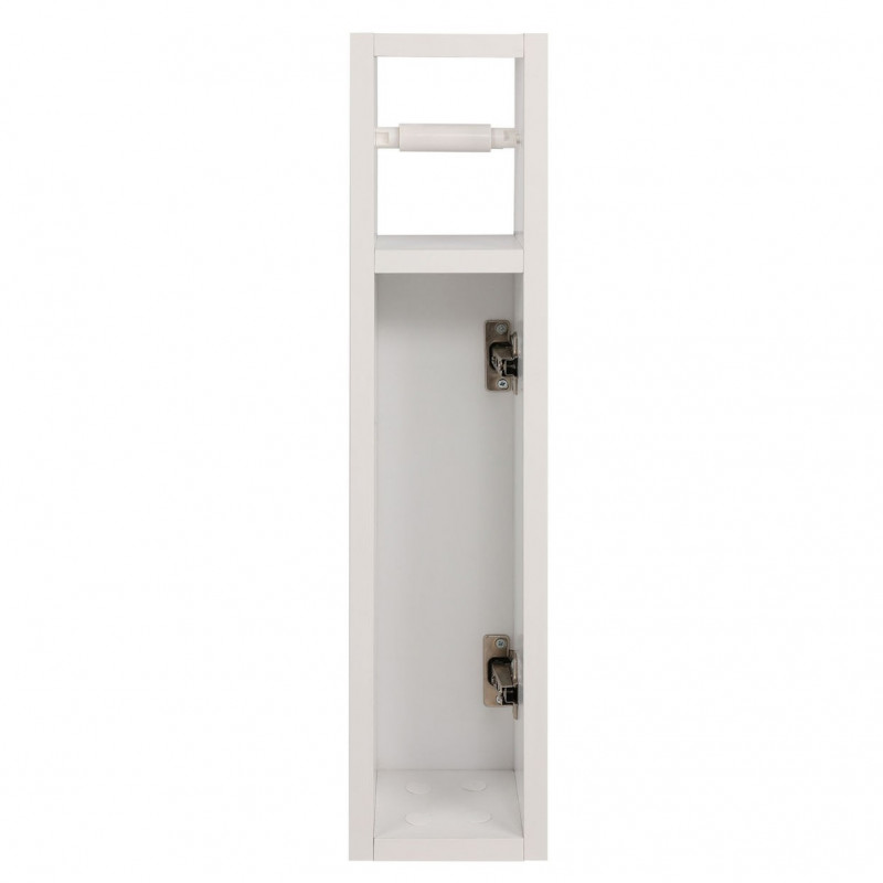 Шкаф за баня с поставка за тоалетна хартия Kalune Design 854KLN4302, 65х15 см, Меламиново покритие, Бял