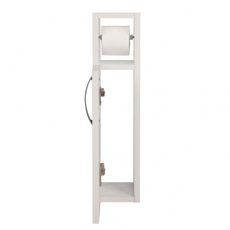 Шкаф за баня с поставка за тоалетна хартия Kalune Design 854KLN4302, 65х15 см, Меламиново покритие, Бял