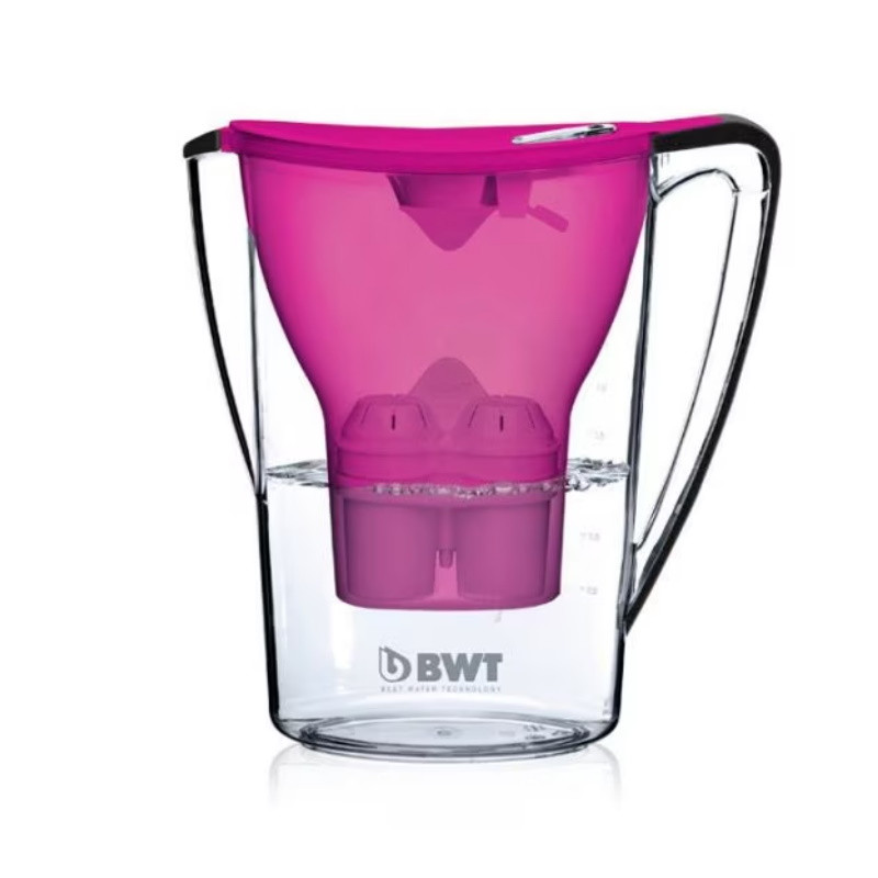 Кана за вода Nitec BWT PЕNGUIN В702, 2.7 l, Филтър с магнезий, Eazy Fulling, Easy Control, Розов