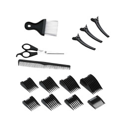 Машинка за подстригване Remington HC363C, Безжична, 3-25 мм, 14 аксесоара, Самонаточваща, Черен