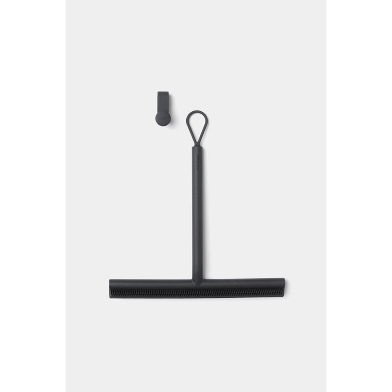 Уред за почистване на стъкла Brabantia ReNew 1003131, Устойчив на корозия, Подсушаване без следи, Тъмносив