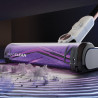 Вертикална прахосмукачка Shark IW3611EU, 240W, 0.4 л, 60 минути автономия, Разпознаване на ръбове и замърсявания, QuadClean, Антиалергеннa, LED, Бял