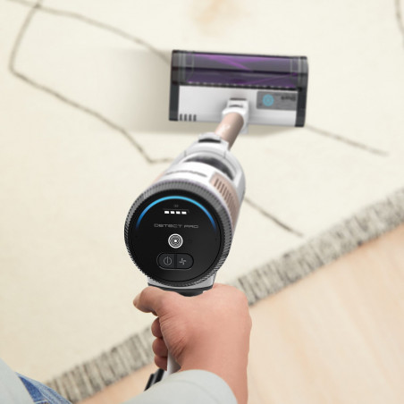 Вертикална прахосмукачка Shark IW3611EU, 240W, 0.4 л, 60 минути автономия, Разпознаване на ръбове и замърсявания, QuadClean, Антиалергеннa, LED, Бял