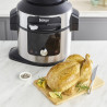Мултикукър Ninja Foodi OL750EU, 1760W, 7.5 л, 3 режима, 14 програми, SmartLid, Инокс/Черен