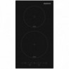 Керамичен плот за вграждане Daewoo H3IT25L1BG, 2 зони, 9 степени, Таймер, Смарт пауза, Индукционен, Черен