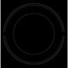 Керамичен плот за вграждане Hotpoint-Ariston HRD 5030 B, 2900W, 2 зони, 9 степени, Електрически, Черен