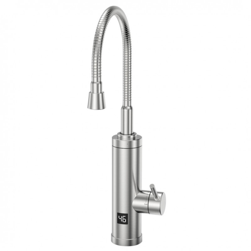 Нагревател за вода ELITE EHSD-2571, Метал, Въртене на 360, Цифров дисплей, IPX4, Сребрист