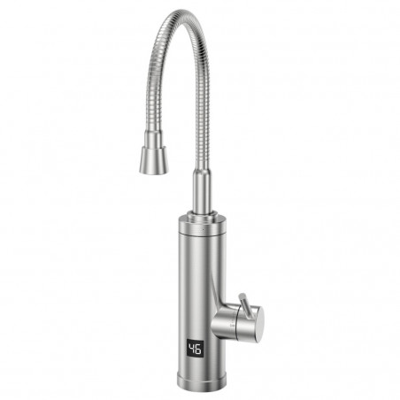 Нагревател за вода ELITE EHSD-2571, Метал, Въртене на 360, Цифров дисплей, IPX4, Сребрист