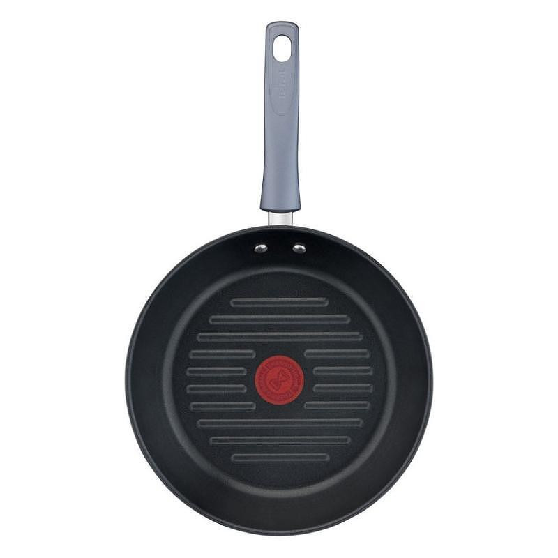 Грил тиган Tefal G7314055 DAILY COOK, 26 см, Thermo-Spot & Signal, Индукция, Сребрист