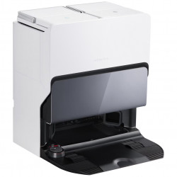 Прахосмукачка робот Roborock S8 MaxV Ultra S8MVU02-00, 69 W, 10000 Pa, Lidar, Wi-Fi, Гласови команди, 5200 mAh, 3D картографиране, Автономия до 180 мин, Бял
