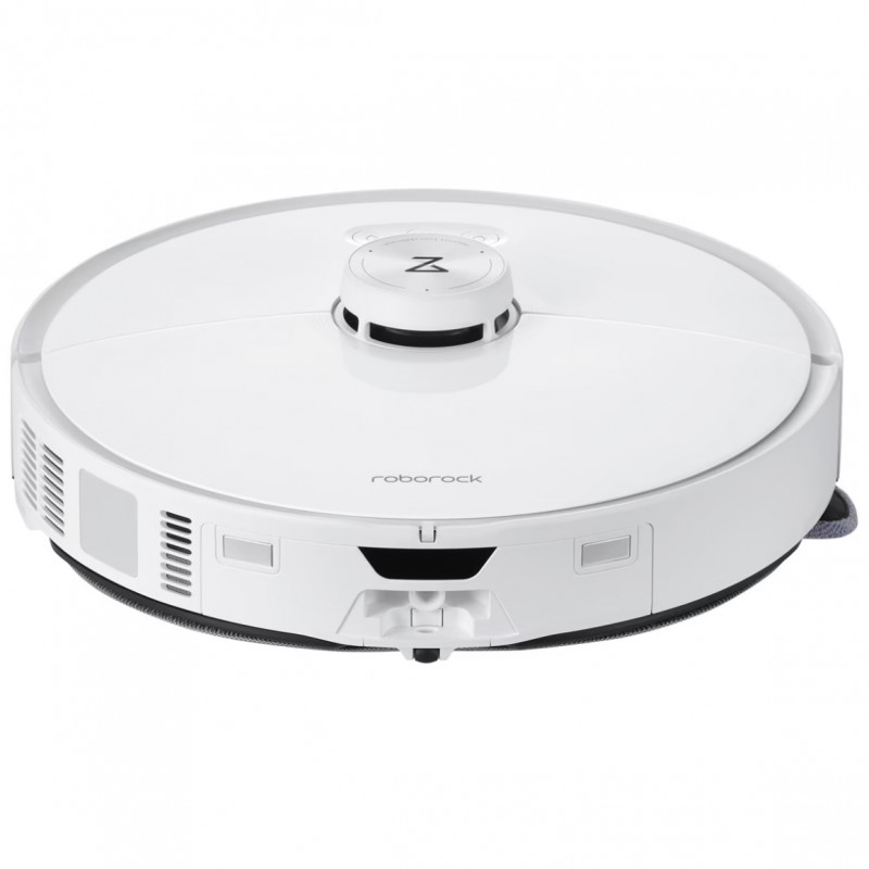 Прахосмукачка робот Roborock S8 MaxV Ultra S8MVU02-00, 69 W, 10000 Pa, Lidar, Wi-Fi, Гласови команди, 5200 mAh, 3D картографиране, Автономия до 180 мин, Бял
