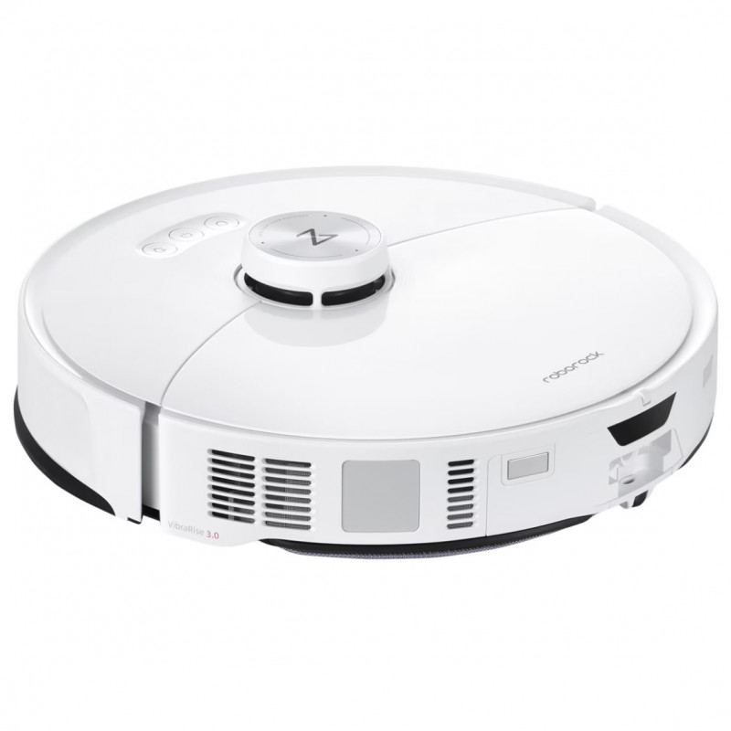 Прахосмукачка робот Roborock S8 MaxV Ultra S8MVU02-00, 69 W, 10000 Pa, Lidar, Wi-Fi, Гласови команди, 5200 mAh, 3D картографиране, Автономия до 180 мин, Бял
