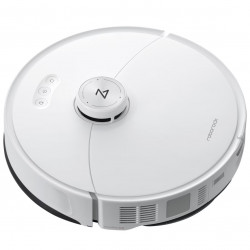 Прахосмукачка робот Roborock S8 MaxV Ultra S8MVU02-00, 69 W, 10000 Pa, Lidar, Wi-Fi, Гласови команди, 5200 mAh, 3D картографиране, Автономия до 180 мин, Бял