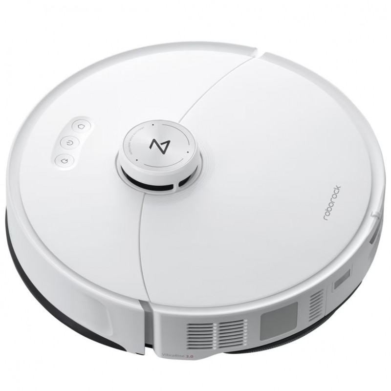 Прахосмукачка робот Roborock S8 MaxV Ultra S8MVU02-00, 69 W, 10000 Pa, Lidar, Wi-Fi, Гласови команди, 5200 mAh, 3D картографиране, Автономия до 180 мин, Бял
