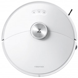 Прахосмукачка робот Roborock S8 MaxV Ultra S8MVU02-00, 69 W, 10000 Pa, Lidar, Wi-Fi, Гласови команди, 5200 mAh, 3D картографиране, Автономия до 180 мин, Бял