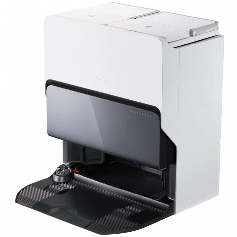 Прахосмукачка робот Roborock S8 MaxV Ultra S8MVU02-00, 69 W, 10000 Pa, Lidar, Wi-Fi, Гласови команди, 5200 mAh, 3D картографиране, Автономия до 180 мин, Бял