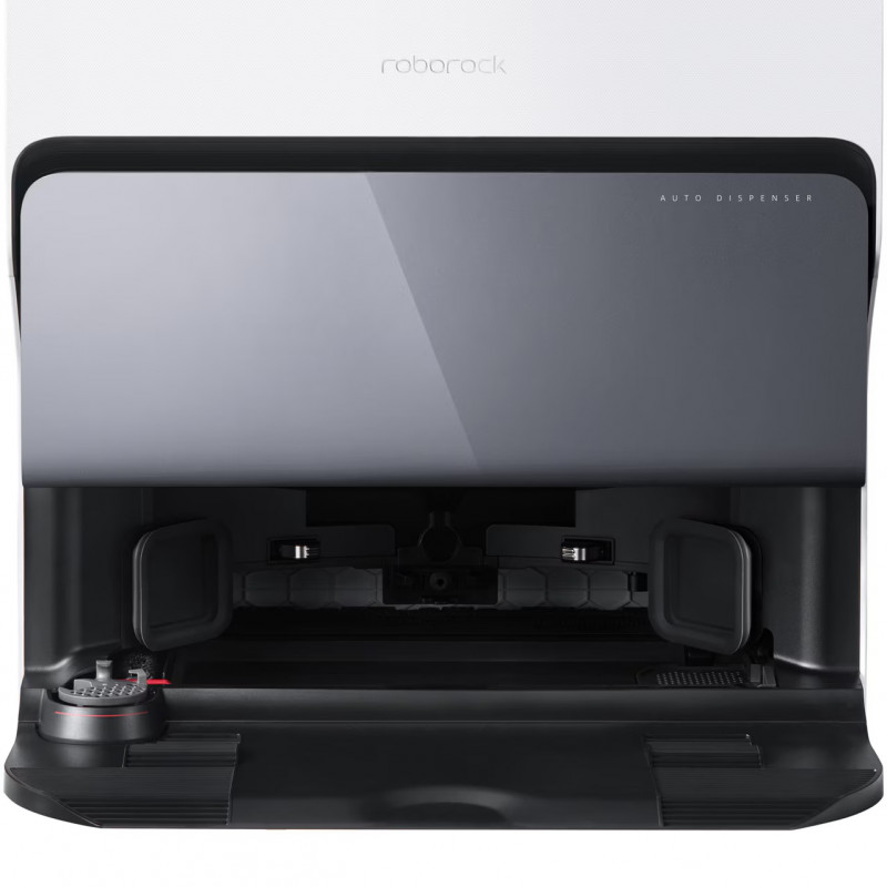 Прахосмукачка робот Roborock S8 MaxV Ultra S8MVU02-00, 69 W, 10000 Pa, Lidar, Wi-Fi, Гласови команди, 5200 mAh, 3D картографиране, Автономия до 180 мин, Бял