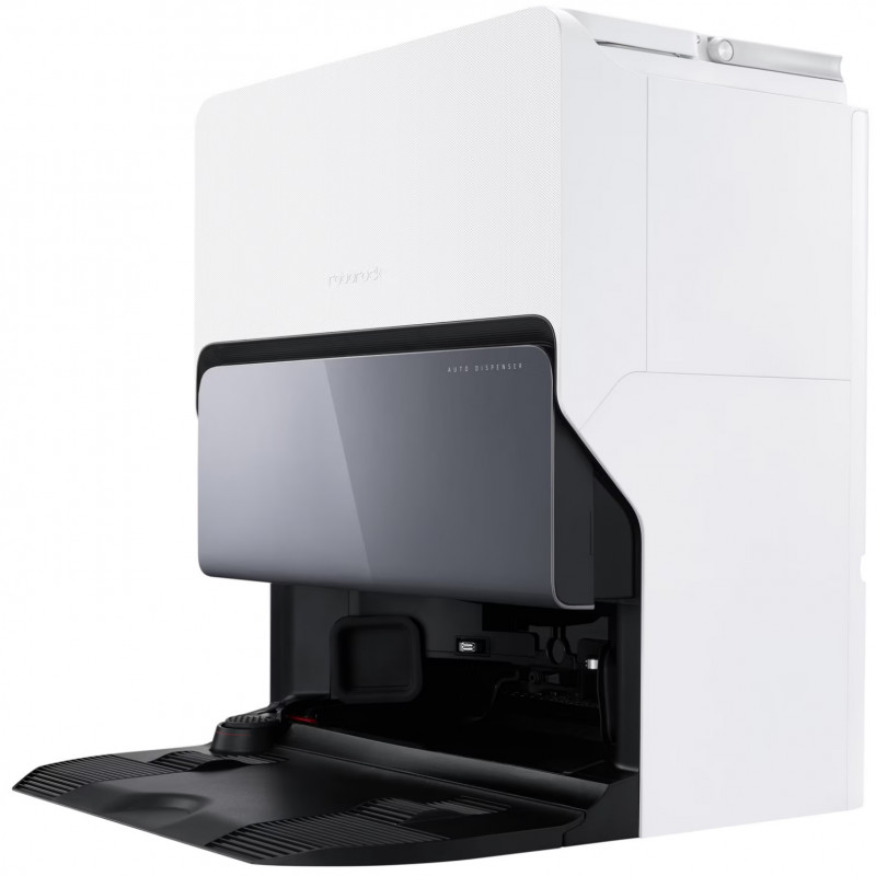 Прахосмукачка робот Roborock S8 MaxV Ultra S8MVU02-00, 69 W, 10000 Pa, Lidar, Wi-Fi, Гласови команди, 5200 mAh, 3D картографиране, Автономия до 180 мин, Бял