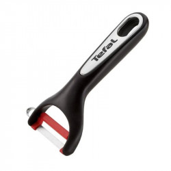 Белачка Tefal K2071814, Силиконов пръстен, Извито острие, Без фталати, Черен/червен
