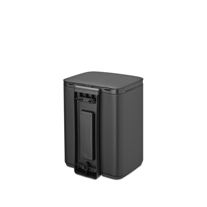 Кош за боклук Brabantia Bo Small 1008868, 7л, Плавно и безшумно отваряне, Тъмносив